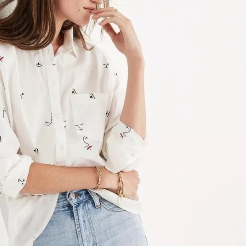 Madewell Making Faces Shirt SOLD OUT XS